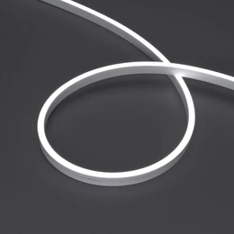 Фото #1 товара Светодиодная лента герметичная MOONLIGHT-SIDE-A120-06x12mm 24V White6000 (9.6 W/m, IP65, 5m, wire x2) (Arlight, Вывод кабеля прямой)