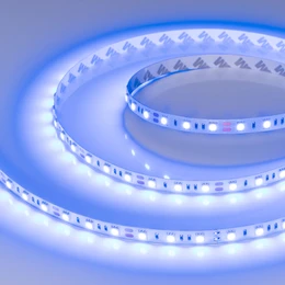 Фото #1 товара Светодиодная лента RT-B60-10mm 12V Blue (14.4 W/m, IP20, 5m) (Arlight, Открытый)