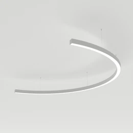 Фото #1 товара Светильник SP-LINE-HANG-ARC-C3535-D1500-61W Warm3000 (WHITE, 230V) (Arlight, Металл)