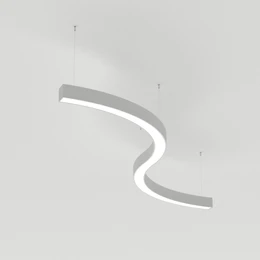 Фото #1 товара Светильник SP-LINE-HANG ARC-S3535-D800-65W Warm3000 (WHITE, 230V) (Arlight, Металл)