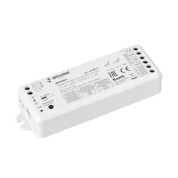 Фото #1 товара INTELLIGENT ARLIGHT Диммер SMART-PWM-102-72-MIX-PD-SUF (12-36V, 2x5A, TUYA Wi-Fi, 2.4G) (IARL, IP20 Пластик, 5 лет)