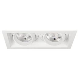 Фото #1 товара Светильник MS-VORTEX-BUILT-S250x140-2x30W Warm3000 (WH-WH, 17 deg, 230V) (Arlight, IP20 Металл, 5 лет)