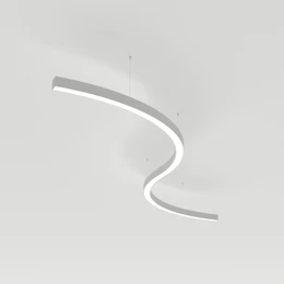 Фото #1 товара Светильник SP-LINE-HANG ARC-S3535-D1500-124W Warm3000 (WHITE, 230V) (Arlight, Металл)