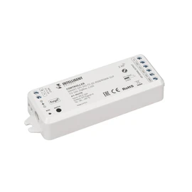 Фото #1 товара INTELLIGENT ARLIGHT Контроллер SMART-SPI-302-72-2G-RGB/RGBW-SUF (12-24V, ZigBee, 2.4G) (IARL, IP20 Пластик, 5 лет)