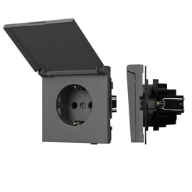 Фото #1 товара Механизм розетки влагозащищённый SCT-TENDO-MCP-SFPL-GR (230V, 16A) (Arlight, -)