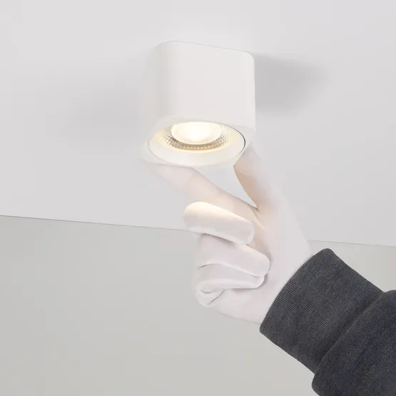 Фото #3 товара Светильник SP-DICE-S78x78-10W Day4000 (WH, 24 deg, 230V) (Arlight, IP54 Металл, 5 лет)