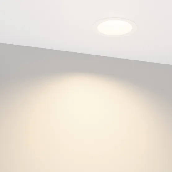 Фото #5 товара Светильник MS-DROP-BUILT-R84-8W Day4000 (WH, 85 deg, 230V) (Arlight, IP54 Металл, 5 лет)