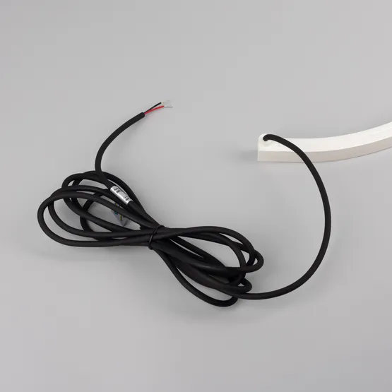 Фото #4 товара Светодиодная лента герметичная NOVA-TOP-PU-A120-16x15mm 24V Warm2700 (10 W/m, IP68, 5m, wire x2) (Arlight, Полиуретан)