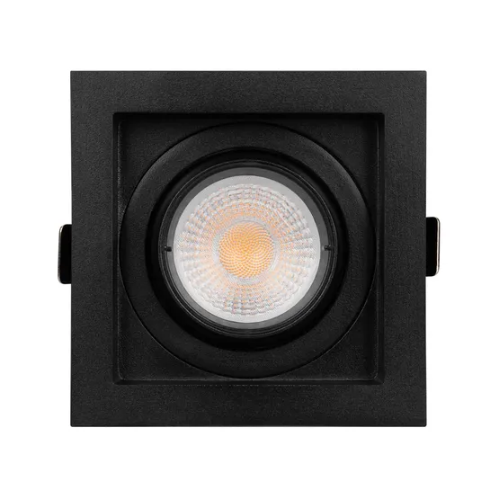Фото #3 товара Светильник MS-VORTEX-BUILT-S90x90-12W Warm3000 (BK-BK, 40 deg, 230V) (Arlight, IP20 Металл, 5 лет)