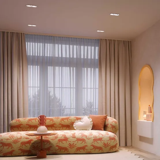 Фото #2 товара Светильник MS-FLOW-BUILT-R85-6W Day4000 (WH, 55 deg, 230V) (Arlight, IP20 Металл, 5 лет)