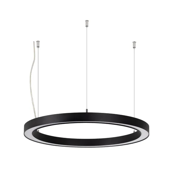 Фото товара Светильник SP-CIRCLE-HANG-O3535-D500-30W Warm3000 (RAL9005, 120 deg, 230V) IP40 LED (Arlight, Алюминий)