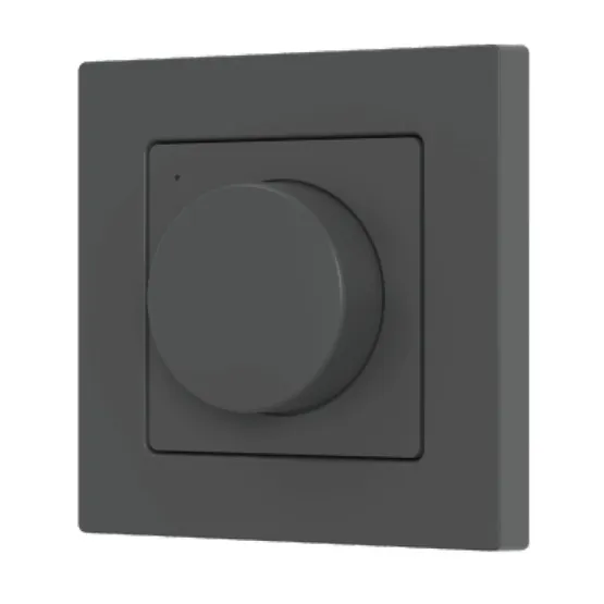 Фото товара INTELLIGENT ARLIGHT Роторная панель SMART-RF-801-32-MULTI черная, квадрат. (3V, пластик, 2.4G) (IARL, IP20 Пластик, 5 лет)
