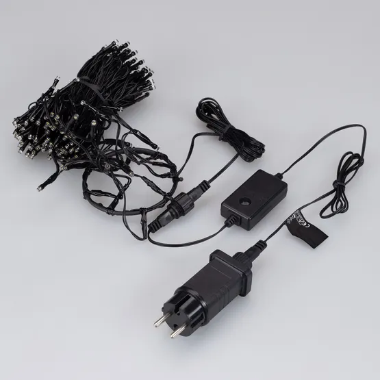 Фото #4 товара Светодиодная гирлянда Лучи Смарт ARD-GALA-CLASSIC-3000-BLACK-300LED Warm (230V, 4.7W, Tuya Wi-Fi) (Ardecoled, IP65)
