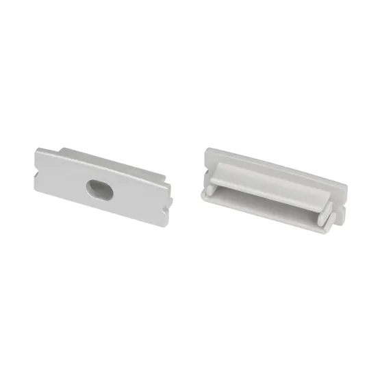 Фото товара Заглушка LINE-3010 SILVER с отверстием (Arlight, Пластик)