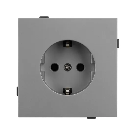 Фото #3 товара Механизм электрической розетки SCT-TENDO-MEU1-PL-GR (230V, 16A) (Arlight, -)