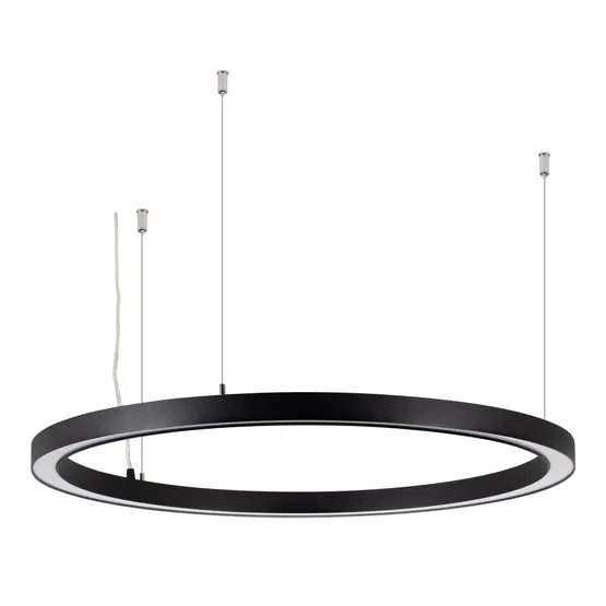 Фото товара Светильник SP-CIRCLE-HANG-O3535-D1000-60W Day4000 (RAL9005, 120 deg, 230V) IP40 LED (Arlight, Алюминий)