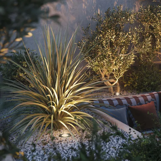 Фото #2 товара Светильник LTD-DAFNA-GROUND-R100-6W Warm3000 (SL, 10 deg, 230V) (Arlight, IP67 Металл, 5 лет)