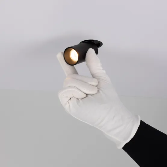 Фото #4 товара Светильник SP-NUANCE-TRIMLESS-PULL-R35-7W Warm3000 (BK, 36 deg, 230V) (Arlight, IP40 Металл, 5 лет)