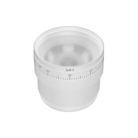 Фото #1 товара Насадка с изменяемым углом LGD-ARTIFACT-ZOOMLENS-R65 (WH, 10-50 deg) (Arlight, Металл)