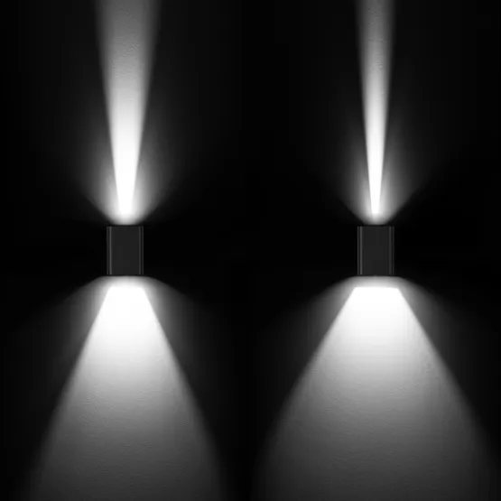 Фото #3 товара Светильник LGD-WALL-VARIO-S104x129-2x6W Day4000 (GR, 1-80 deg) (Arlight, IP54 Металл, 3 года)