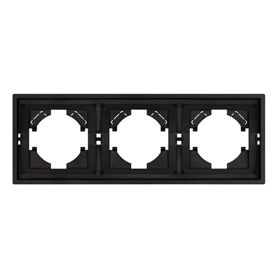 Фото #2 товара Рамка пластиковая FRM-TENDO-SFPL-3-BK (Arlight, -)