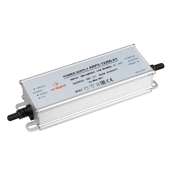 Фото #1 товара Блок питания ARPV-12200-A1 (12V, 16.6A, 200W) (Arlight, IP67 Металл, 3 года)