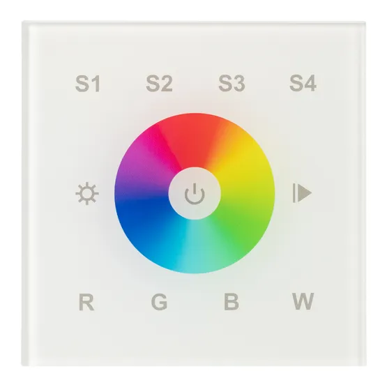 Фото #2 товара Панель Sens SR-2300TR-DT8-G1-IN White (DALI, RGBW) (Arlight, -)