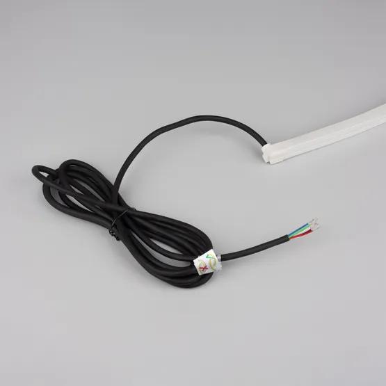 Фото #7 товара Светодиодная лента герметичная NOVA-SIDE-PU-B84-12x20mm 24V RGB-Warm (15 W/m, IP68, 5m, wire x2) (Arlight, Полиуретан)