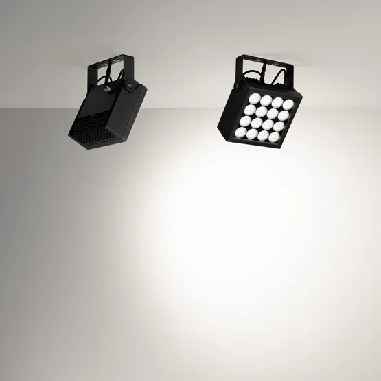 Фото #3 товара Прожектор KT-BLOCK-S220x220-50W RGBW-Day (Графит, 15 deg, 24V, DMX512) (Arlight, IP66 Металл, 3 года)