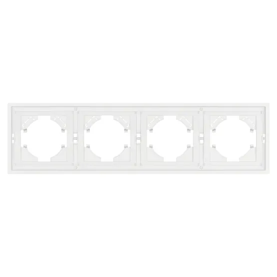 Фото #2 товара Рамка пластиковая FRM-TENDO-SFPL-4-WH (Arlight, -)