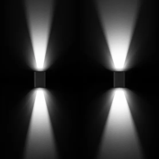 Фото #2 товара Светильник LGD-WALL-VARIO-S104x129-2x6W Day4000 (GR, 1-80 deg) (Arlight, IP54 Металл, 3 года)
