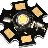 Фото товара Мощный светодиод ARPL-Star-1W UV400 (ANR, STAR type)
