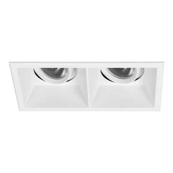 Фото #1 товара Светильник MS-FLOW-BUILT-S157x85-2x6W Warm3000 (WH, 55 deg, 230V) (Arlight, IP20 Металл, 5 лет)