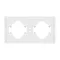 Минифото #3 товара Рамка пластиковая FRM-TENDO-SFPL-2-WH (Arlight, -)