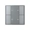 Минифото #3 товара INTELLIGENT ARLIGHT Кнопочная панель DALI-201-23-1G-4SC-IN Silver (BUS, Frame) (IARL, IP20 Металл, 3 года)