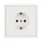Минифото #4 товара Механизм электрической розетки SCT-NOBE-MEU1-SFPL-WH (230V, 16A) (Arlight, Белый кварц)