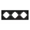 Минифото #2 товара Рамка пластиковая FRM-TENDO-SFPL-3-BK (Arlight, -)