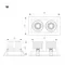 Минифото #2 товара Светильник MS-VORTEX-BUILT-S250x140-2x30W Warm3000 (WH-WH, 17 deg, 230V) (Arlight, IP20 Металл, 5 лет)