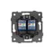 Минифото #3 товара Механизм компьютерной розетки двойной SCT-MPC2-PL-BK-V (RJ-45, CAT6) (Arlight, -)