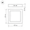 Минифото #6 товара Светильник SP-S225x225-18W Warm White (Arlight, IP20 Металл, 3 года)